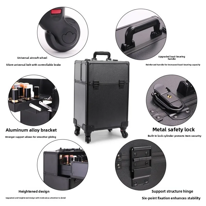 Rolling Cosmetic Luggage Organ - Beauty & Makeup Katia Di Paola recension och pris